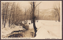 White Horse Ledge, NH from the Meadows RPPC 1920s Real Photo Postcard - £10.19 GBP