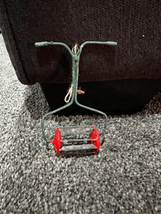 Lawnmower Christmas Ornament-Vintage Metal 3” Green Red - £3.56 GBP