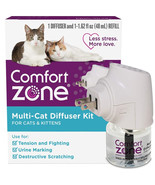 Comfort Zone Multi-Cat Diffuser Kit For Cats and Kittens 1 count Comfort... - £29.06 GBP