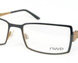 Vintage OWP Design 1678 400 Schwarz Brille Metall Rahmen 53-19-135mm - $96.12