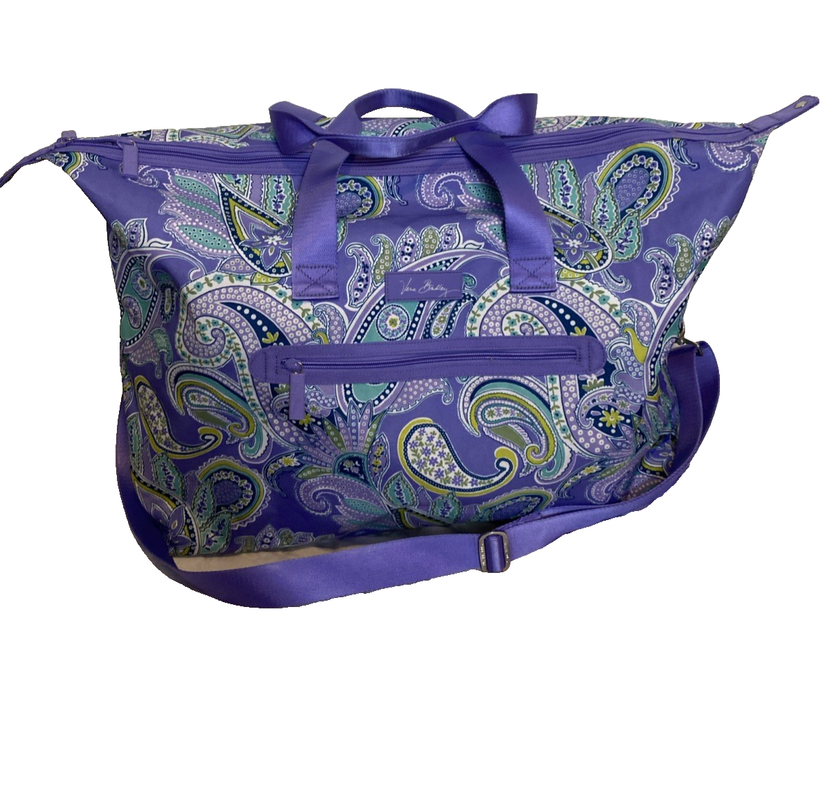 Vera Bradley Large Canvas Weekender Bag Purple - $43.69