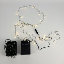 (Set of 2) 60 Mini LED Thin Wire String Fairy Lights Battery Operated Christmas - £10.88 GBP