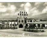 Vista Del Hotel Real Photo Postcard Casa Grande Cuidad Valles S L P Mexico - £9.34 GBP