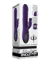 Evolved Rascally Rabbit Thrusting Vibrating Submersible Rechargeable Vibrator - £70.49 GBP