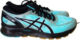 Asics Gel Nimbus 21 Running Shoes Womens Size 11.5 Ice Mint / Black 1012A541 Euc - £38.82 GBP