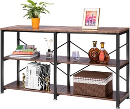 Vivohome 55 Inch Narrow Console Table, Industrial Sofa Table With, Living Room - £153.38 GBP