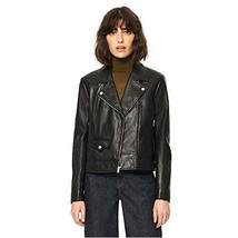 Marc New York Women&#39;s NYSA Motorcycle Leather Jacket - £180.66 GBP
