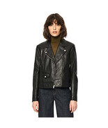 Marc New York Women&#39;s NYSA Motorcycle Leather Jacket - £169.18 GBP
