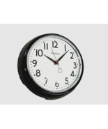 50&#39;S RETRO STYLE  WESCLOX WALL CLOCK  7&quot; ROUND FACE LARGE ARIAL NUMBERS ... - $32.92 CAD