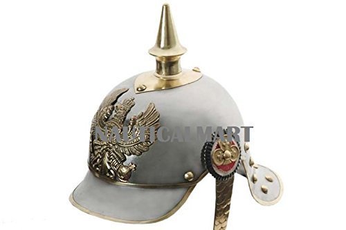 German Pickelhaube Military Helmet - 18 Gauge Steel By Nauticalmart