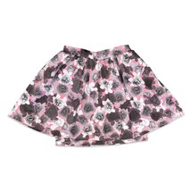 Juicy Couture Pink Gray White Floral Layered Mini Bubble Tulle Skirt Size 4 - $26.31