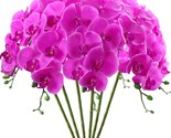 Artificial Phalaenopsis Flowers, 6 Pcs., 32&quot; By Fagushome, Artificial Or... - £25.72 GBP