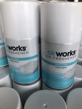 1x AirWorks Metered Aerosol Air Freshener Fresh Linen Refill Can 7oz - £11.68 GBP