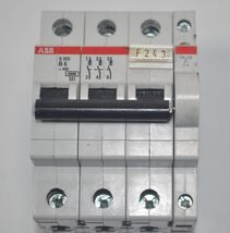 ABB S203-B6 Miniature Circuit Breaker with S2C-H6R Auxiliary Contact - $20.13