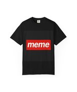 Meme Graphic T-Shirt, Trendy Black Tee, Gift for Meme Lovers, Casual Wear - $29.41 CAD+