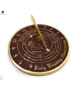 40th Ruby Wedding Anniversary Large Sundial Gift Idea is A Great Present - £165.32 GBP