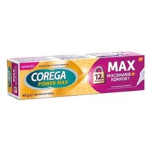 Corega Denture Adhesive Cream: Power Max Mount &amp; Comfort Free Shipping - £12.45 GBP