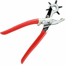 Hole Making Revolving Punch Pliers For Leather Belts Eyelet Tool 6 Sizes... - $13.11 CAD