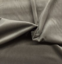 Ballard Designs Signature Velvet Doe Beige Furniture Fabric By The Yard 56&quot;W - £15.68 GBP