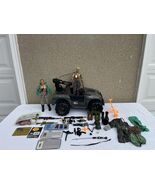 Lot G.I. Joe 1993 Hasbro Rhino GVP Ground Control Jeep W/2 1992 12”Figur... - $160.37