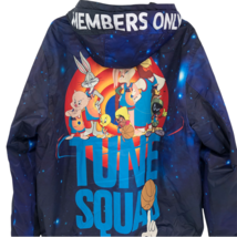 NWOT Members Only Space Jam Looney Tunes Tune Squad Hooded Jacket Sz Large - £154.64 GBP