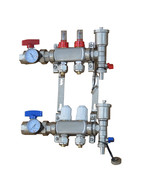 Radiant Heat Manifold 2 Loop PEX Tubing Manifolds Hydronic Radiant Floor... - $143.90 CAD