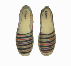 Makalu California Shoes Espadrille Women&#39;s Size 9 Multi Colored Striped ... - £11.67 GBP