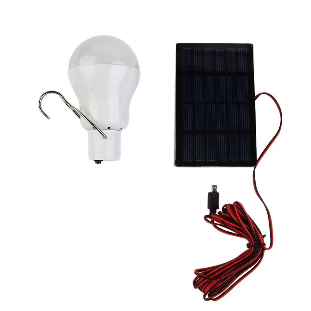 15W 150LM Portable Solar Power LED Bulb Solar Powered Light Charged Solar  Lamp  - £46.14 GBP