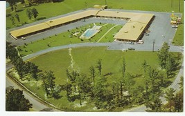 Vintage Postcard Holiday Inn Petersburg Virginia Aerial View 1960&#39;s Unused - £5.43 GBP