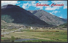 Silverton, Colorado Color Chrome Panoramic Postcard - Approaching Town - £9.79 GBP