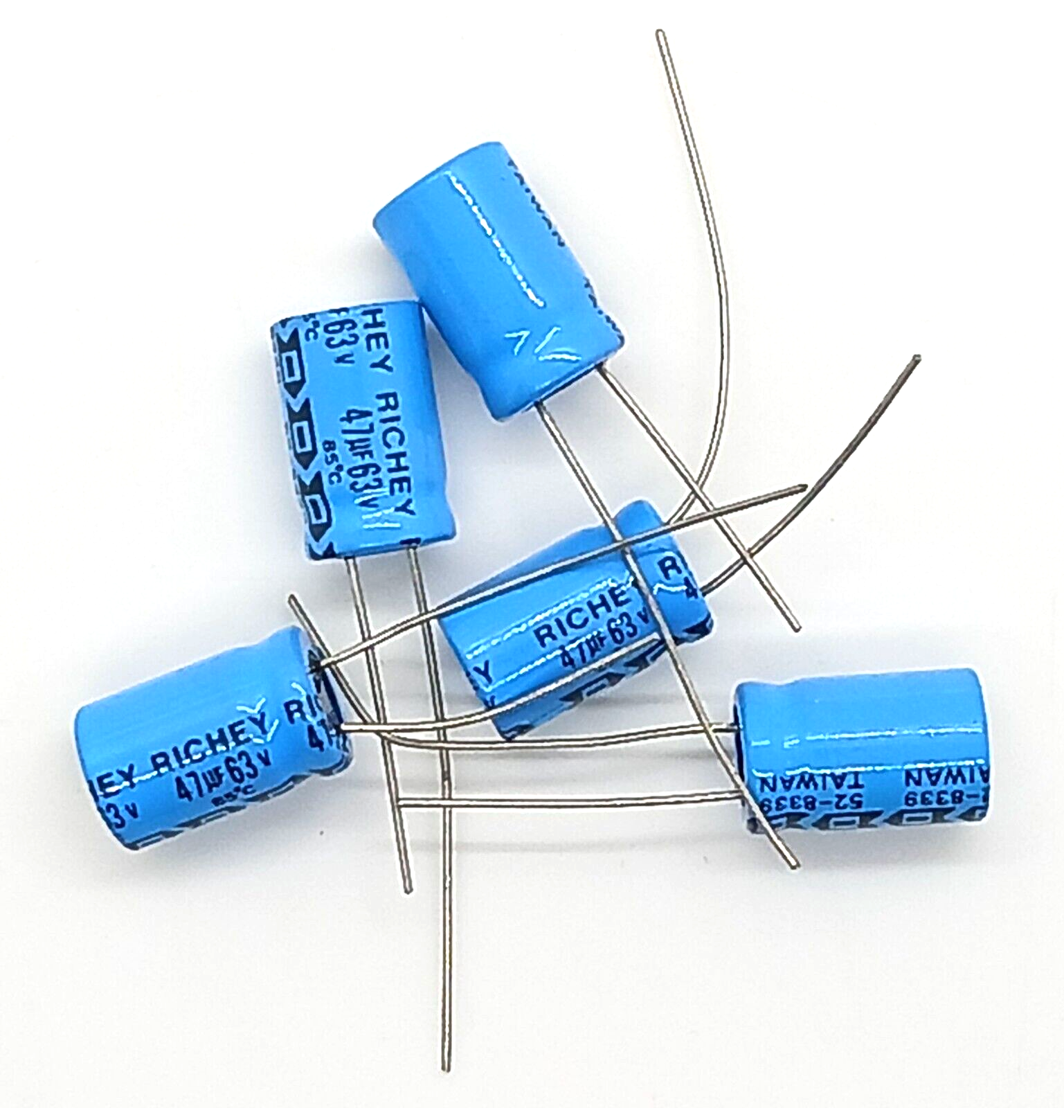 Richey Capacitor 52-8339 63V 47uf 5 Pc Lot - $4.99