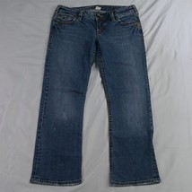 Silver 29 Santorini Capri Medium Wash Stretch Denim Womens Jeans - $14.99