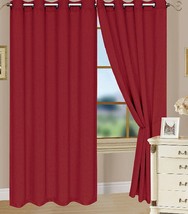 RT Designers Collection Nancy Grommet Window Panel, 54 by 84-Inch, Red - $12.86