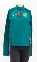 Nike Flex Dri Fit Rio Olympics 2016 Team Brazil Running Jacket Women&#39;s NWT - £196.90 GBP