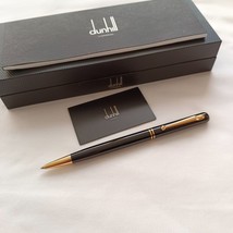 Dunhill Sidecar Black Ballpoint Pen with Gold Trim - £200.58 GBP