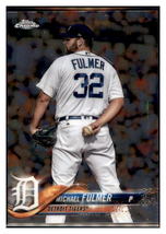 2018 Topps Chrome Michael Fulmer  Detroit Tigers #176 Baseball card   M32P3 - $2.98