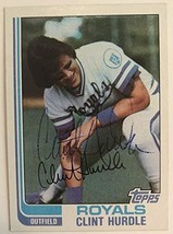 Clint Hurdle Signed Autographed 1982 Topps Baseball Card - Kansas City Royals - £3.20 GBP