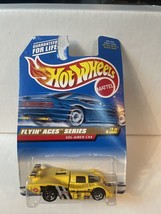 1998 Hot Wheels #739 Flyin&#39; Aces Series 3/4 SOL-AIRE CX4 Yellow w/Chrome 5 Spoke - £5.57 GBP