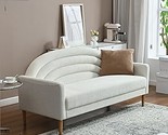 Stylish Rainbow Sofa, 3-Seater Sofa, Sturdy Solid Wood Legs, For Studio,... - $585.99