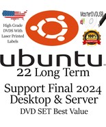 Ubuntu 22 LTS Desktop &amp; Server DVD New Version 8-2024 AMD64 Same Day Shi... - €7,20 EUR