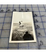 Vintage Photograph 1920s Two Women Standing in The Wind - $8.81 CAD