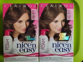 4 x CLAIROL NICE &quot;n EASY Light Golden Brown  COLOR BLEND FOAM  6G 4 Boxes - £17.34 GBP