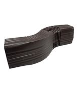 1 - Aluminum Downspout A Gutter (3” offset) Zig Zag Elbow – 3” x 4” Musk... - $20.68