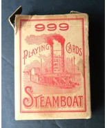 Rare Vintage Steamboat 999 Playing Card Deck Made in U.S.A Red - €43,07 EUR