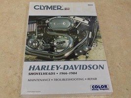 New Clymer Repair Service Manual For 1966-1984 Harley Davidson Shovelhea... - $45.95