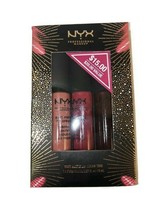 NYX Soft Matte Lip Cream Trio 3-Pack Lipstick Box Set New &amp; Sealed - £10.22 GBP