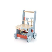 2-in-1 Toddler Wooden Baby Push Walker with Multi-Activity Center - Colo... - $86.90
