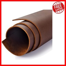 Oil Tanned Full Grain Leather Sheets 12&quot;x24&quot; - Ideal for DIY Craft Projects - $725.60 MXN