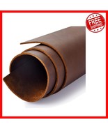 Oil Tanned Full Grain Leather Sheets 12&quot;x24&quot; - Ideal for DIY Craft Projects - $724.67 MXN