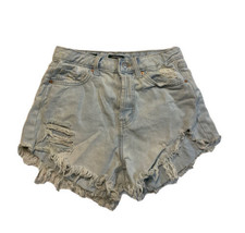 Wild Fable Highest Rise Jean Shorts Light Blue Wash Size 4 - £3.92 GBP